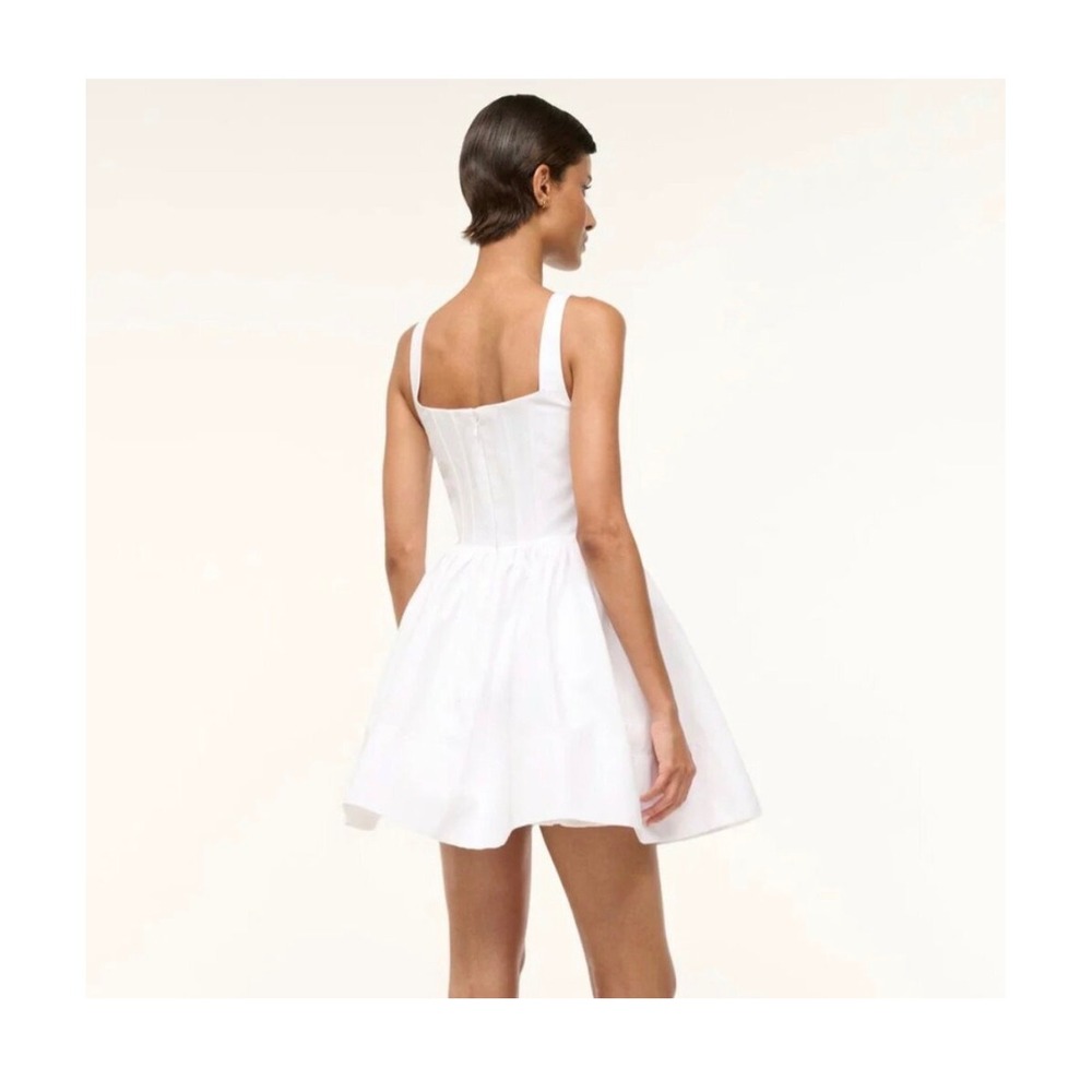 STAUD Landscape Dress White Size 6 - Picture 2 of 11